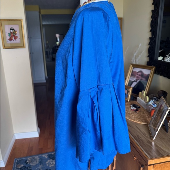 Jane and Delancey Blue Bell Sleeve Blouse - Picture 3 of 12